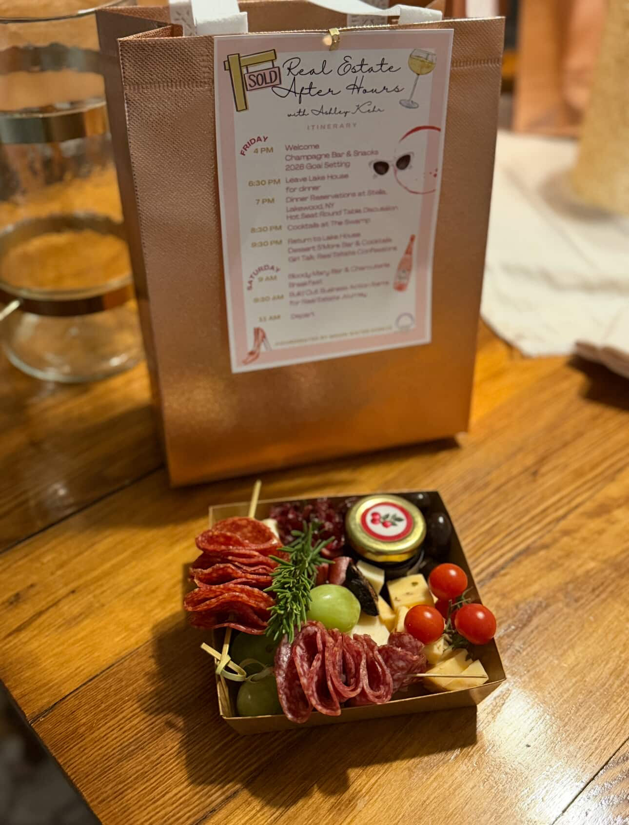 Charcuterie grazing table