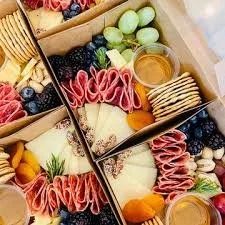 Charcuterie board arrangement
